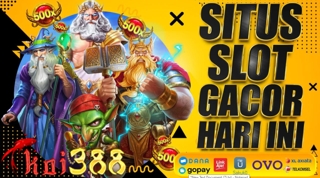 SLOT MAXWIN HARI INI KOI388