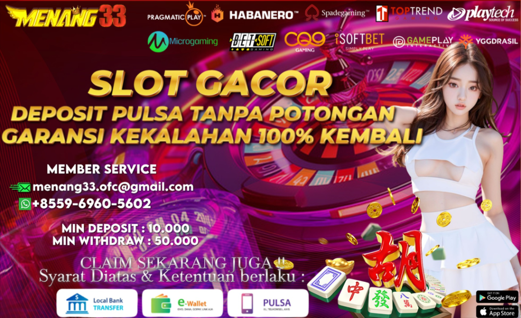 MENANG33: Situs Slot Terbaik 2024